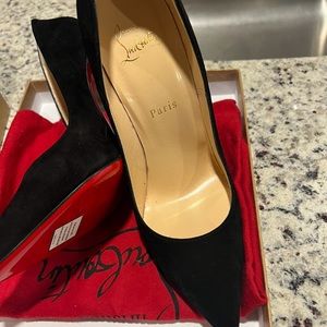 Christian Black Suede Louboutin